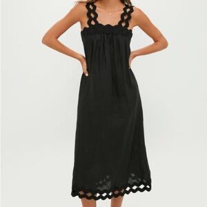 TUCKERNUCK
Black Ric Rac Linen Ellis Dress